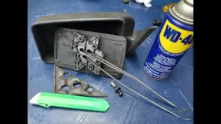 Despiece espejo retrovisor sin rodeos, Mantenimiento restauración como nuevo.