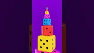 🎲 Endless Dice Tower Zoom | Hypnotic Infinite Loop 🌀