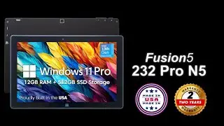Fusion5 10.1&Prime; Windows 11 Pro Tablet 12GB RAM / 512GB SSD &ndash; Made in USA