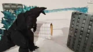 Godzilla stop motion coooool