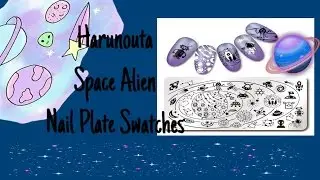 Harunouta Alien Plate swatches and review