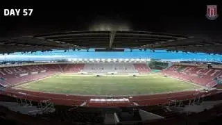 Stoke City Pitch Time-Lapse: Week 9