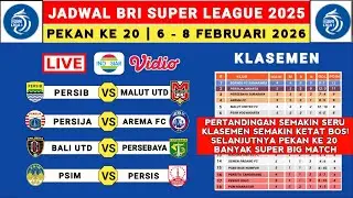 Jadwal Liga 1 2025 Pekan ke 20 - Persib vs Malut United - Persija vs Arema FC - Liga 1 Indonesia