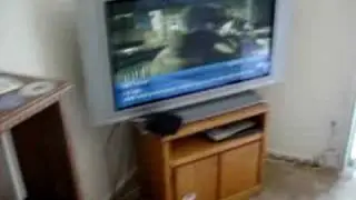 CHECKING OUT THE NEW 47 INCH FLAT SCREEN