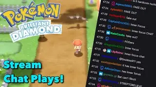 Lets Play: Pok&eacute;mon Brilliant Diamond, (but chat controls it) - Part 4