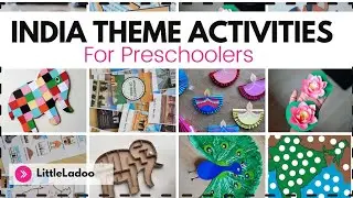 India Themed crafts, printables activities for kids