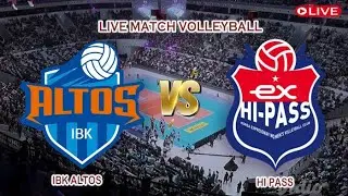 🔴Live IBK Altos Vs Hi Pass  | Volleyball League Women |LIVE SCORE