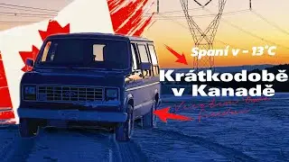 Kempování v dodávce v -13 °C žádný problém. Rok se starou Amerikou