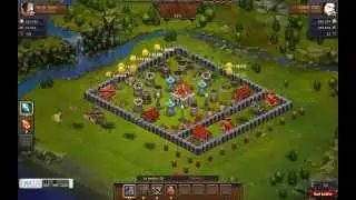 throne rush attack with trolls and mages