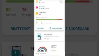 My ESIC UDC mock test scorecard II #esic  #esicudc2022 #ibps
