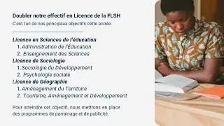 les objectifs de l'IUS pour l'ann&eacute;e universitaire 2024-2025