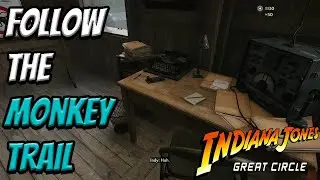 Follow The Monkey Trail - Monkey Business (Equipment Room Key) | Indiana Jones and the Great Circle