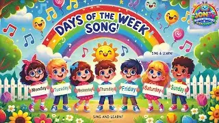 Days of the Week Song for Kids | Fun & Educational Nursery Rhyme | JonTV Nursery Rhymes & Kids Songs