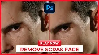 scars remove from face in photoshop #gfxtechniques #gfxt #shorts