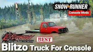 SnowRunner New Console Mods: Blitzo Truck Pickup Best New Vehicles Console Mods Update