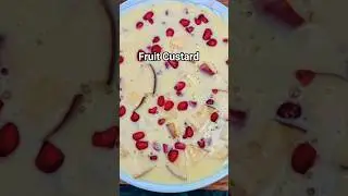 Fruit Custard Recipe🍮|| Easy Fruit Custard Recipe || #viral #deliciousfood #sweetrecipe #trending