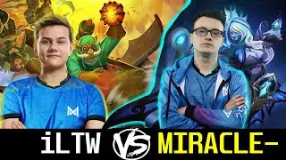 Miracle helpless against ILTW Gyrocopter | Nigma core players battle | Miracle vs ILTW