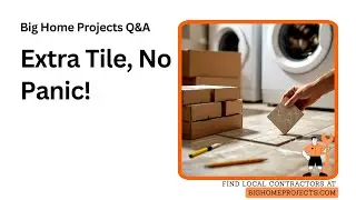 Order Ten To Fifteen Percent Extra Tile For Laundry Floors
