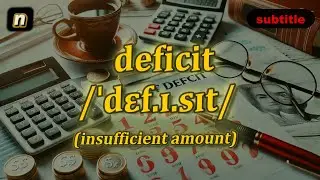 [n] Deficit meaning (insufficient amount) with 5 examples