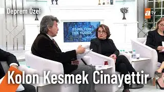 Kolonu kesilen binalar ağır hasarlıdır! - Deprem Özel