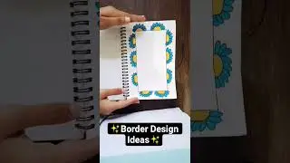 Border design ideas. #shorts#design#aaliya#colours#paper