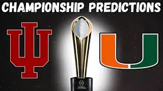 🏈 National Championship *PREDICTIONS* 🏈