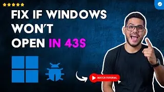 How to FIX the COMMAND PROMPT Not OPENING or Not WORKING in WINDOWS in 43 S
