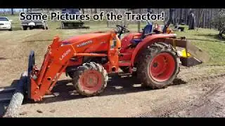 Short peek of tree harvest with a Kubota L2501!