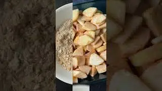 Low Sugar Apple 🍎 Crisp Recipe #shorts