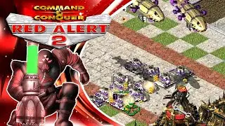 Red Alert 2 | Modded Map | (5 vs 1 + Superweapons) #2