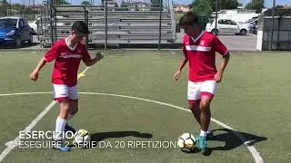 Esercizi di Dominio della palla a Coppia