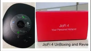 Reliance JioFi 4 Jio 4G Wirless Router & Hotspot Unboxing & Review !!