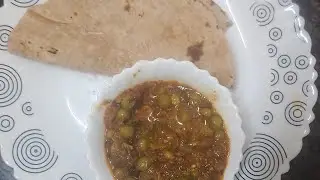 Matar mushroom  ki simple sabji😋👌