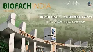BIOFACH INDIA 2025 is back! From 30 Aug &ndash; 1 Sep at India Expo Centre & Mart #ieml #biofach  #expo