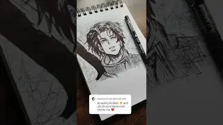 Quick sketch of yuta X shoutout to @FrexArts00 /Andrew's art #penart #art