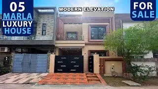 5 Marla Facing Park Modern House || Nm Associates || Luxury House