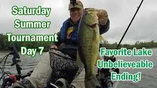 Saturday Summer Kayak Bass Tournament. Day 7 can I make them stick?