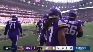 Kirk Cousins 15 Yard Touchdown Pass to Alexander Mattison | Vikings vs Saints