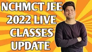 Hotel Management Entrance Live Classes  From November 2021/ NCHMCT JEE 2022