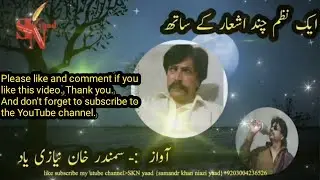 So😭 sad bhari shayari|dard bhare dohray mahiay | samandr khan niazi my| #sknyaad