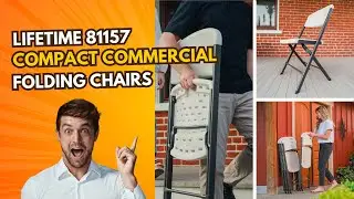 Ultra Durable Folding Chairs Built to Last | Lifetime 81157 4-Pack