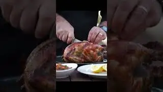 Australian Outback Roast Chicken 🇦🇺🔥 | Campfire Bush Magic | Bush Tomato Chutney & Open Fire Cooking