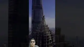 Shanghai Tower With Her two Sisters😍🇨🇳 #travel #skyscraper #architecture #tower #shanghai #shorts