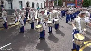 Drumderg Loyalists (No.2) @ Co. Armagh Junior Orange Parade ~ Bangor ~ 27/05/23 (4K)