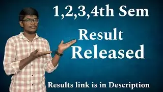 Degree Results Released || 1,2,3,4th Sem Result link is in Description #kammampatinikhil 