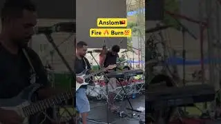 International Reggae Artist Anslom doing his Soundcheck with his Fire 🔥 Hit Song 🎧 &ldquo;FIRE BURN&rdquo;🔥