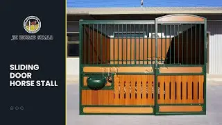 Sliding Door European Horse Stalls | Custom Luxury Horse Stable Design | JH Horse Stable