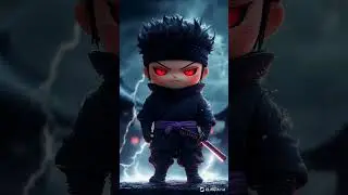 Sasuke... but Make Him Boba?! ⚡🍵 | Cute & Fierce Ninja Vibes