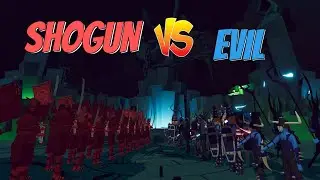 20 SHOGUNS VS EVERY EVIL UNITS - Totally Accurate Battle Simulator