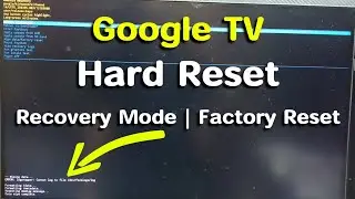 Google TV Hard Reset | Recovery Mode | How to Factory Reset Google TV